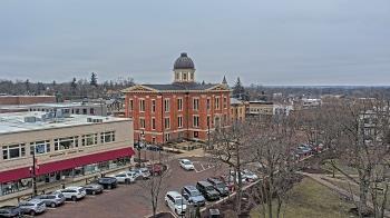 Weather camera view of City of Woodstock.