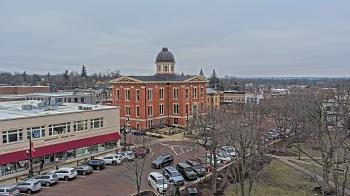 Weather camera view of City of Woodstock.
