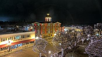 Weather camera view of City of Woodstock.