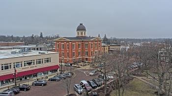 Weather camera view of City of Woodstock.