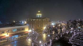 Weather camera view of City of Woodstock.