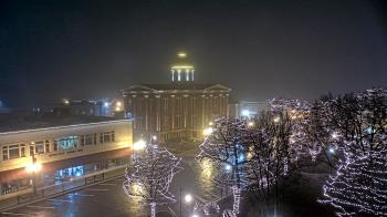 Weather camera view of City of Woodstock.