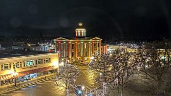 Weather camera view of City of Woodstock.