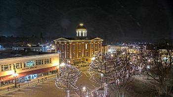 Weather camera view of City of Woodstock.