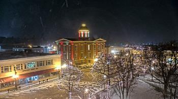 Weather camera view of City of Woodstock.