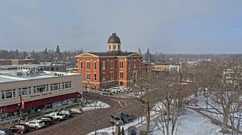Weather camera view of City of Woodstock.