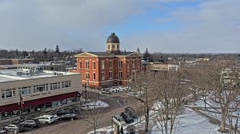 Weather camera view of City of Woodstock.