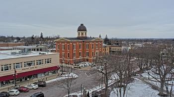 Weather camera view of City of Woodstock.