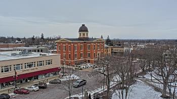 Weather camera view of City of Woodstock.