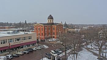 Weather camera view of City of Woodstock.