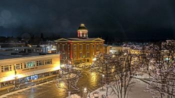 Weather camera view of City of Woodstock.