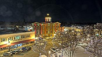 Weather camera view of City of Woodstock.