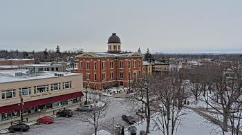 Weather camera view of City of Woodstock.