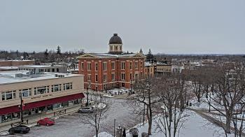 Weather camera view of City of Woodstock.