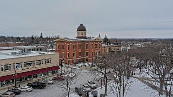 Weather camera view of City of Woodstock.