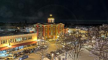 Weather camera view of City of Woodstock.