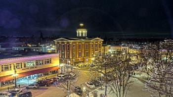 Weather camera view of City of Woodstock.