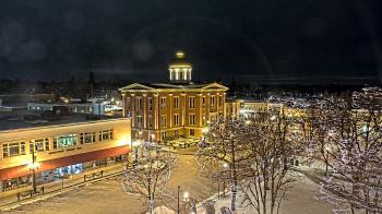 Weather camera view of City of Woodstock.