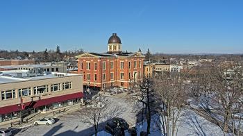 Weather camera view of City of Woodstock.