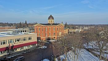 Weather camera view of City of Woodstock.