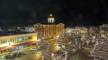 Weather camera view of City of Woodstock.