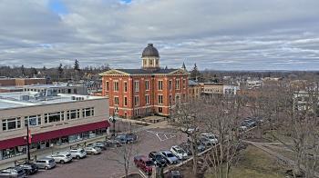 Weather camera view of City of Woodstock.