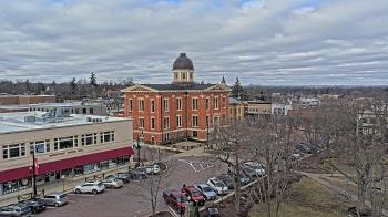 Weather camera view of City of Woodstock.