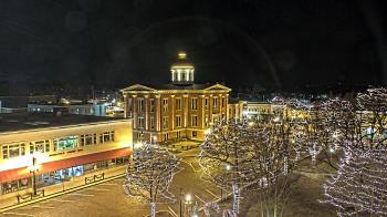 Weather camera view of City of Woodstock.