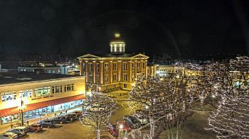 Weather camera view of City of Woodstock.