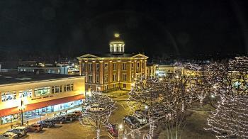 Weather camera view of City of Woodstock.