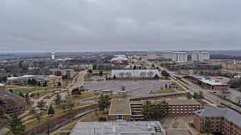 Weather camera view of Northern Illinois University.