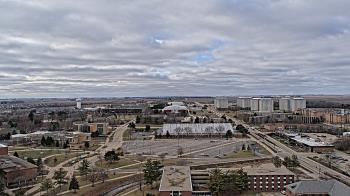Weather camera view of Northern Illinois University.