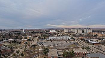Weather camera view of Northern Illinois University.