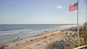 Weather camera view of Volusia County Lifeguard HQ Admin Center.