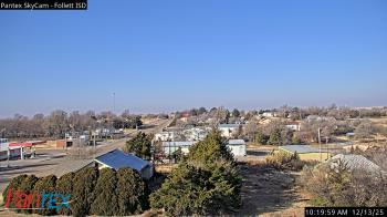 Weather camera view of Follett ISD.