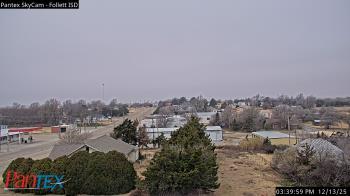 Weather camera view of Follett ISD.
