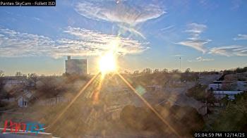 Weather camera view of Follett ISD.