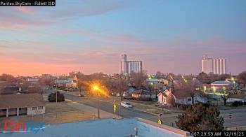Weather camera view of Follett ISD.