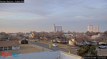 Weather camera view of Follett ISD.