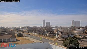 Weather camera view of Follett ISD.