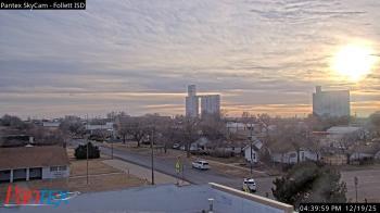 Weather camera view of Follett ISD.