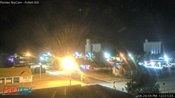 Weather camera view of Follett ISD.