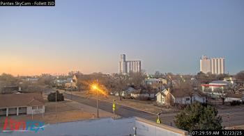 Weather camera view of Follett ISD.