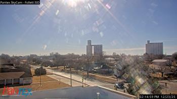 Weather camera view of Follett ISD.