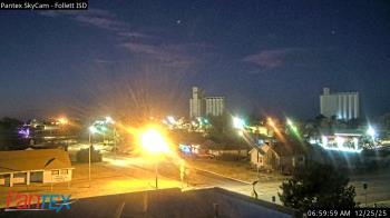 Weather camera view of Follett ISD.
