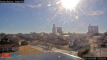 Weather camera view of Follett ISD.