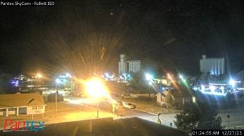 Weather camera view of Follett ISD.