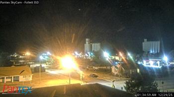 Weather camera view of Follett ISD.