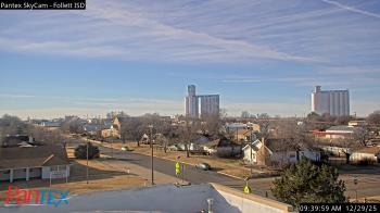Weather camera view of Follett ISD.
