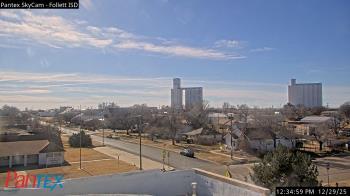 Weather camera view of Follett ISD.